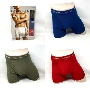 Calvin Klein NB2616941 3-pack Cotton Boxer Brief Mens Underwear